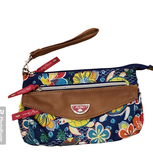 Lily Bloom Bags Lily Bloom Turtles Power Clutch Hibiscus Poshmark